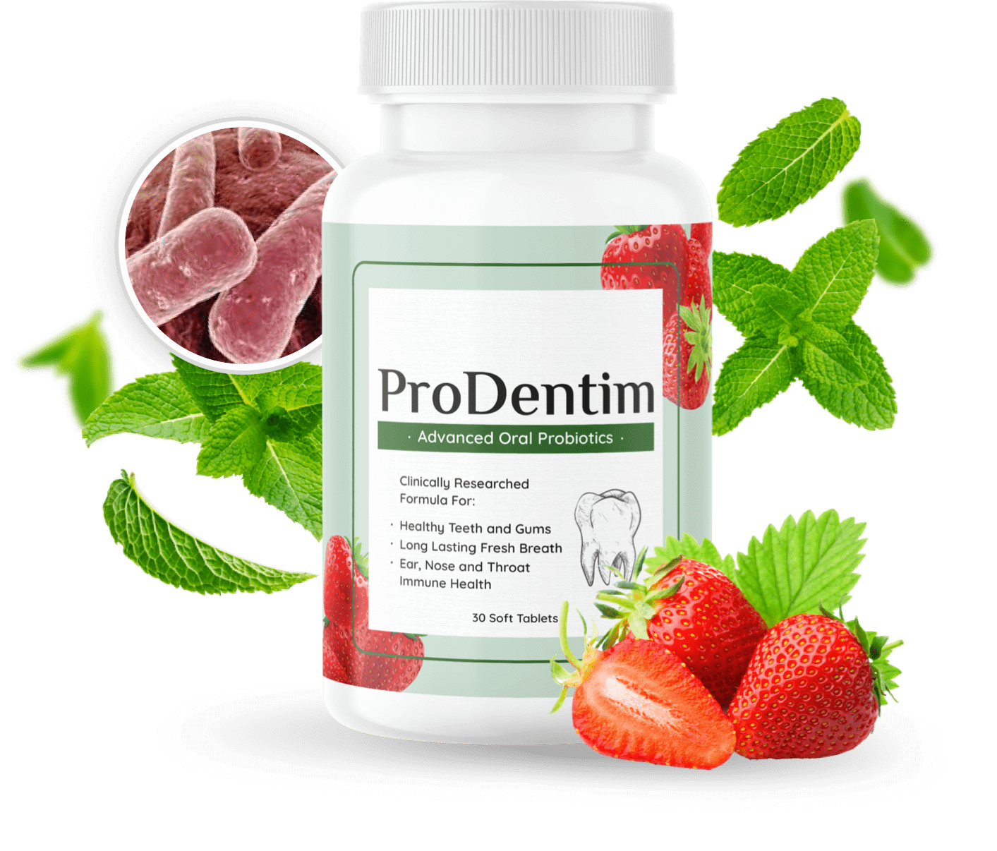 ProDentim oral probiotic supplement bottles